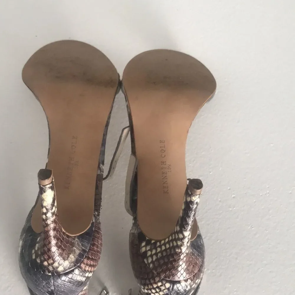 Kenneth Cole Snakeskin Print Women’s Heel